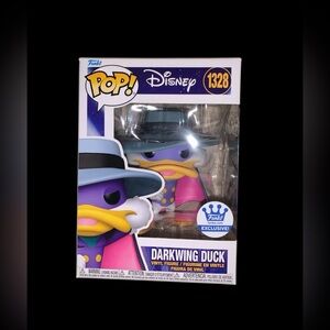 Vaulted Disney Funko Shop Exclusive "Darkwing Duck" Funko Pop Still New in Box